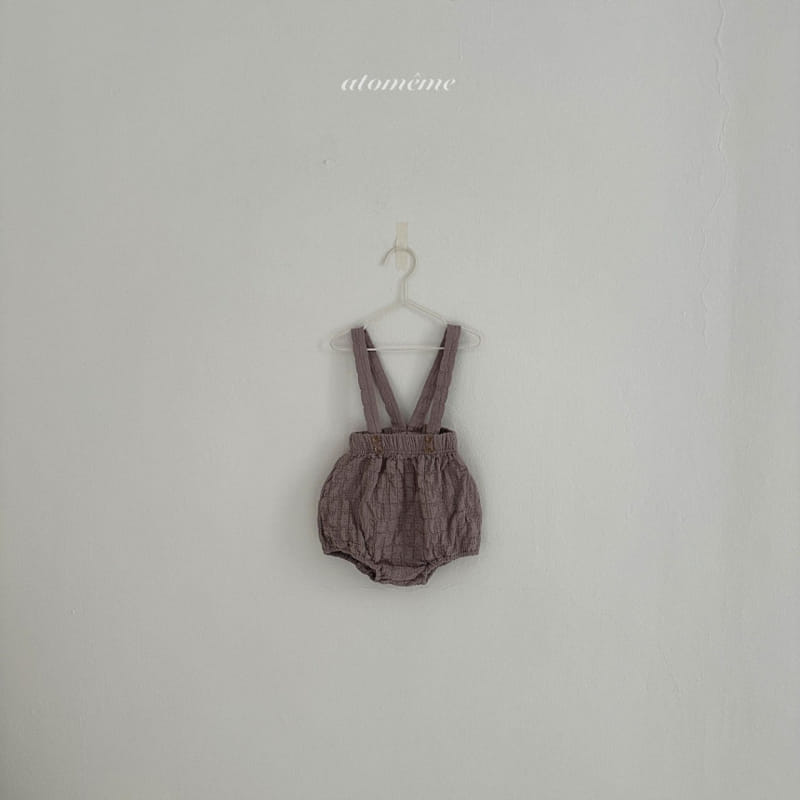 Atomeme - Korean Baby Fashion - #babyboutique - Shuring Dungarees Bloomers - 6