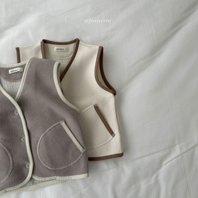 Atomeme - Korean Baby Fashion - #babyclothing - Lovey Pocket Vest