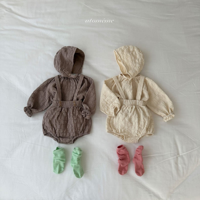 Atomeme - Korean Baby Fashion - #babyfashion - Shuring Dungarees Bloomers - 10