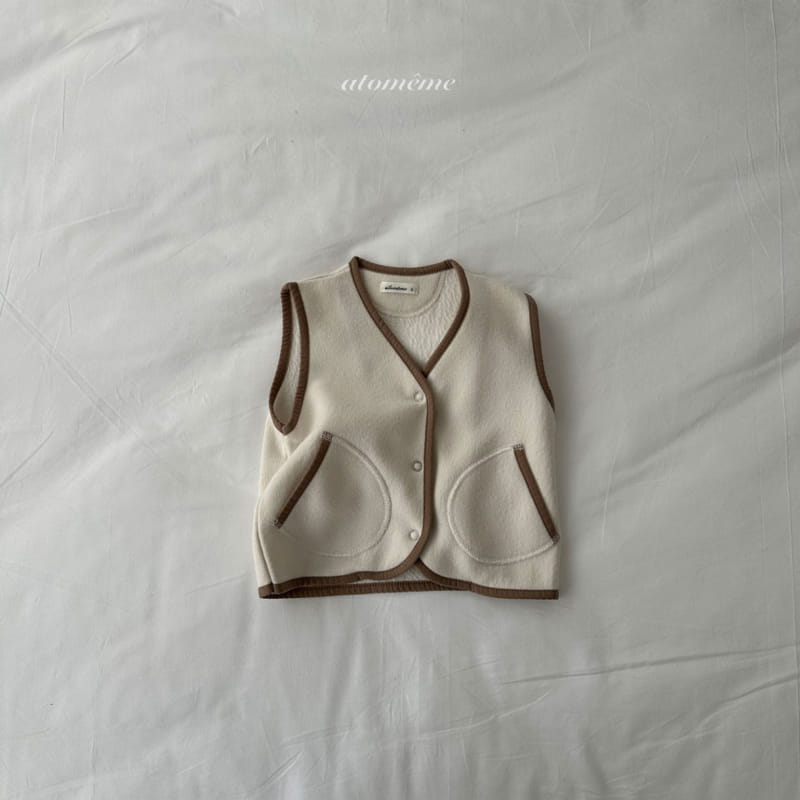 Atomeme - Korean Baby Fashion - #babyfever - Lovey Pocket Vest - 4