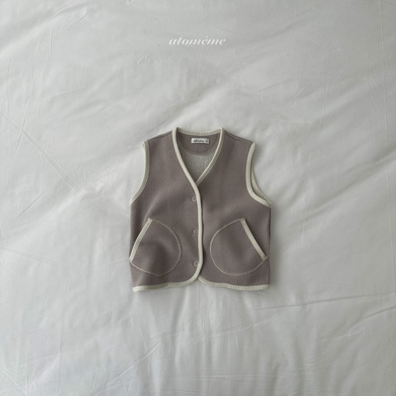 Atomeme - Korean Baby Fashion - #babylifestyle - Lovey Pocket Vest - 5
