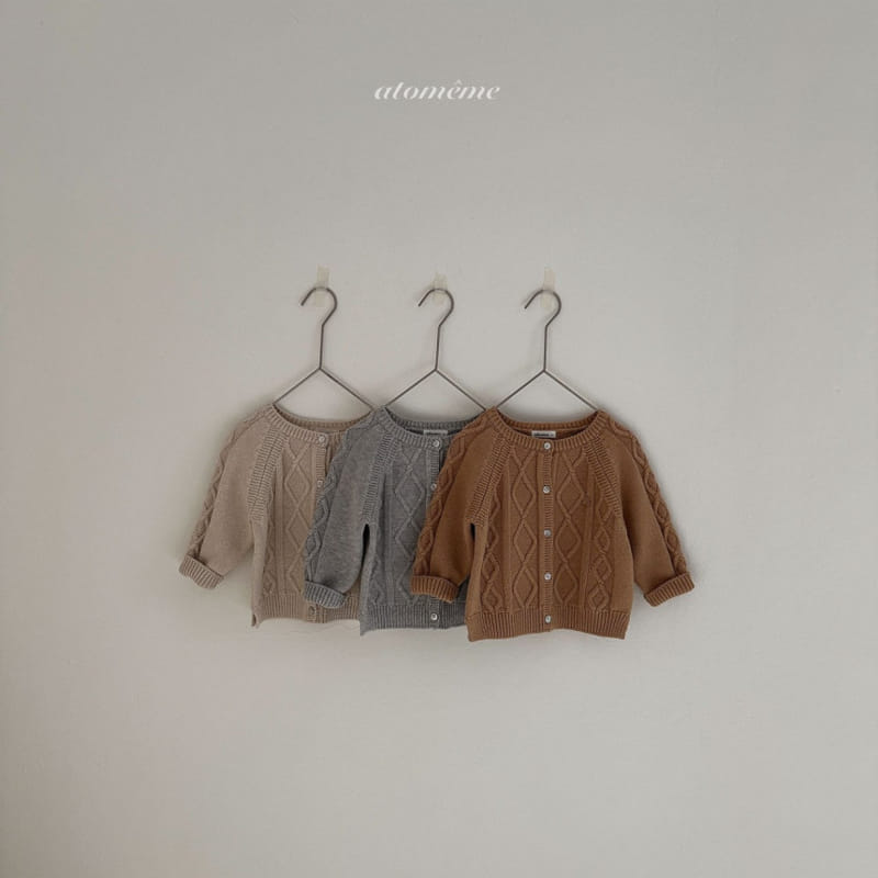 Atomeme - Korean Baby Fashion - #babylifestyle - London Knit Cardigan