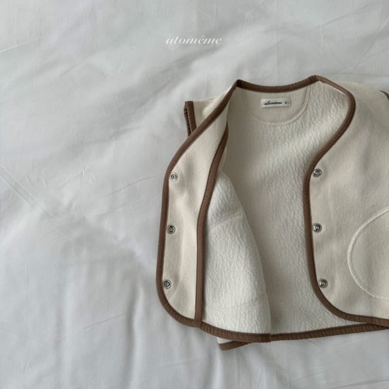 Atomeme - Korean Baby Fashion - #babyoninstagram - Lovey Pocket Vest - 6