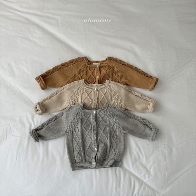 Atomeme - Korean Baby Fashion - #onlinebabyshop - London Knit Cardigan - 8
