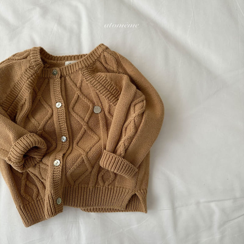 Atomeme - Korean Baby Fashion - #smilingbaby - London Knit Cardigan - 9