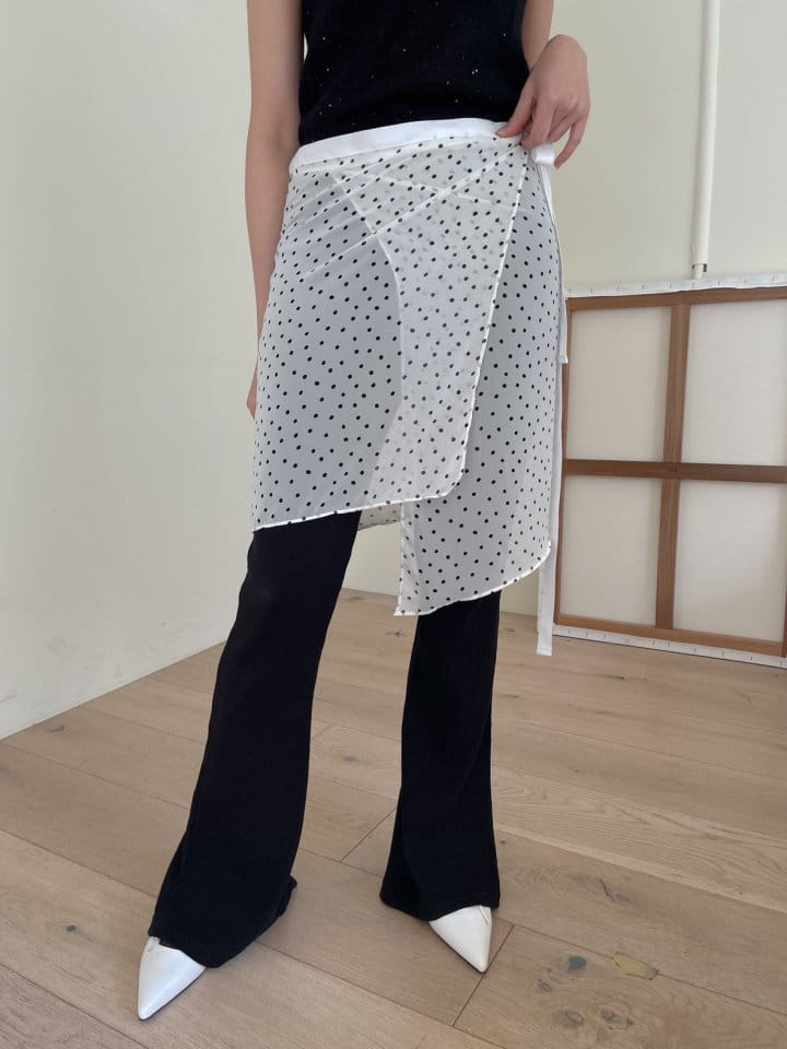 Attention-plz-Korean Women Fashion - #momslook - Back Slit Tam Tam Pants - 9