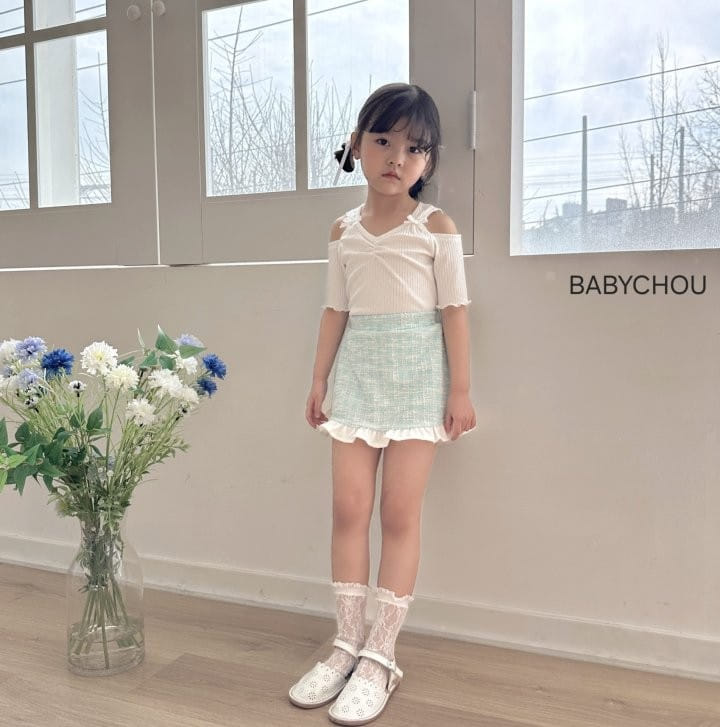 Babychou - Korean Children Fashion - #Kfashion4kids - Candy Ribbon Tee - 5