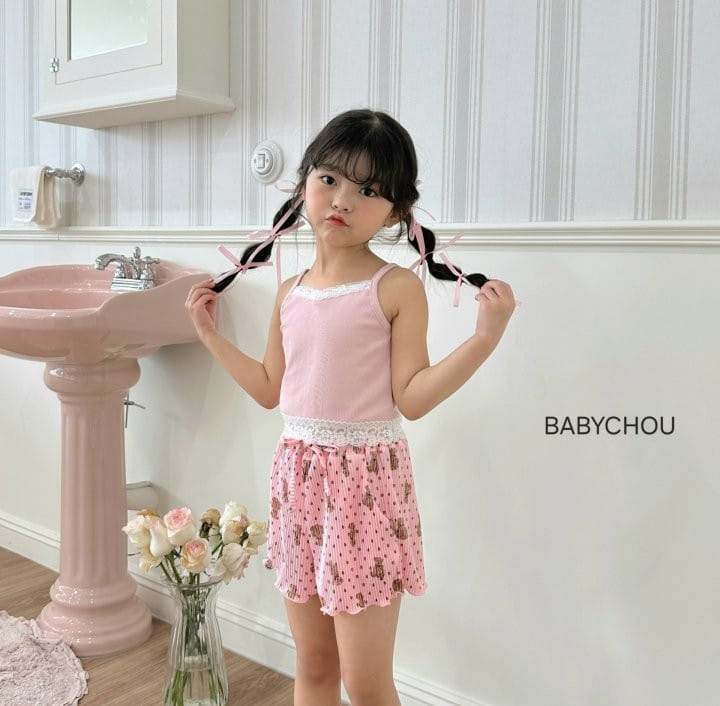 Babychou - Korean Children Fashion - #childofig - Rowen Sleeveless Tee - 9