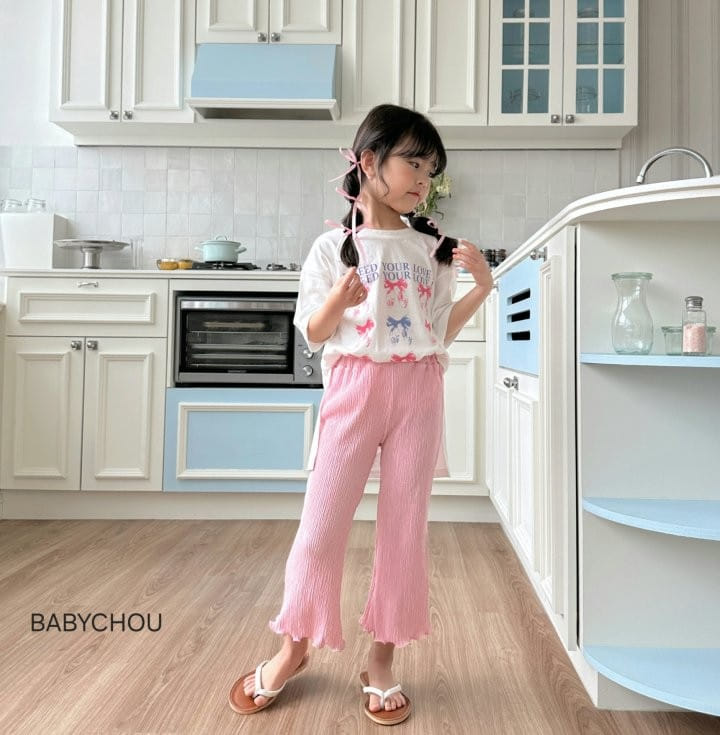 Babychou - Korean Children Fashion - #childofig - Pleats Boots Cut Pants - 7