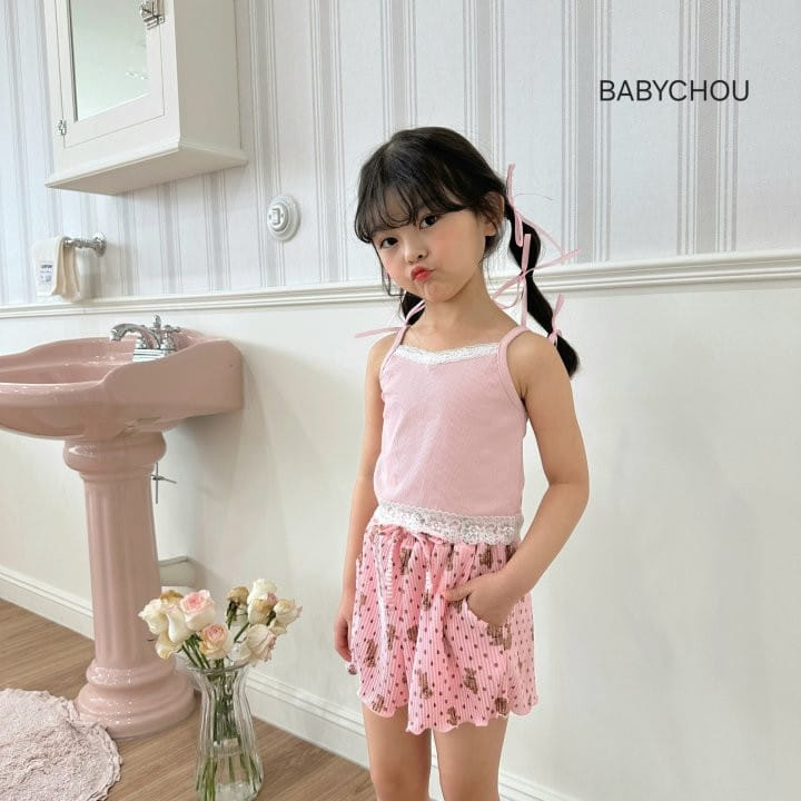 Babychou - Korean Children Fashion - #childofig - Bear Pleats Pants - 6