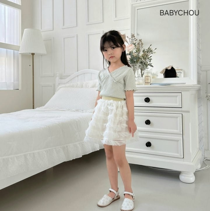 Babychou - Korean Children Fashion - #childofig - Pure Sha Skirt - 3