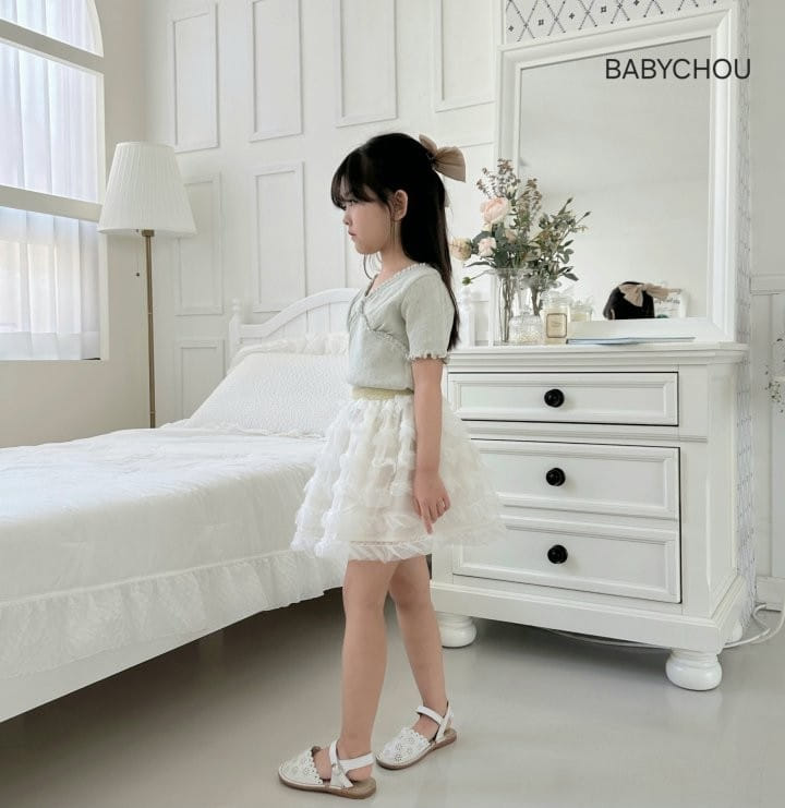 Babychou - Korean Children Fashion - #childofig - Pure Sha Skirt - 4