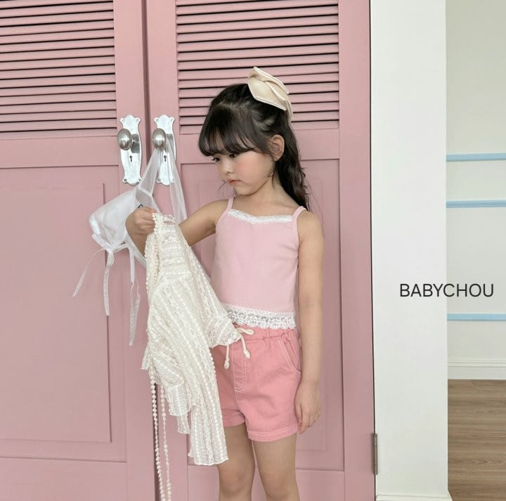 Babychou - Korean Children Fashion - #childrensboutique - Rowen Sleeveless Tee - 11
