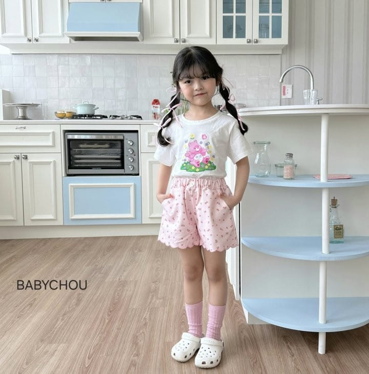 Babychou - Korean Children Fashion - #designkidswear - Cutie Bear Tee - 2