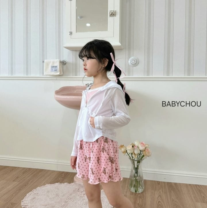 Babychou - Korean Children Fashion - #fashionkids - Summer Hoody Zip Up - 6