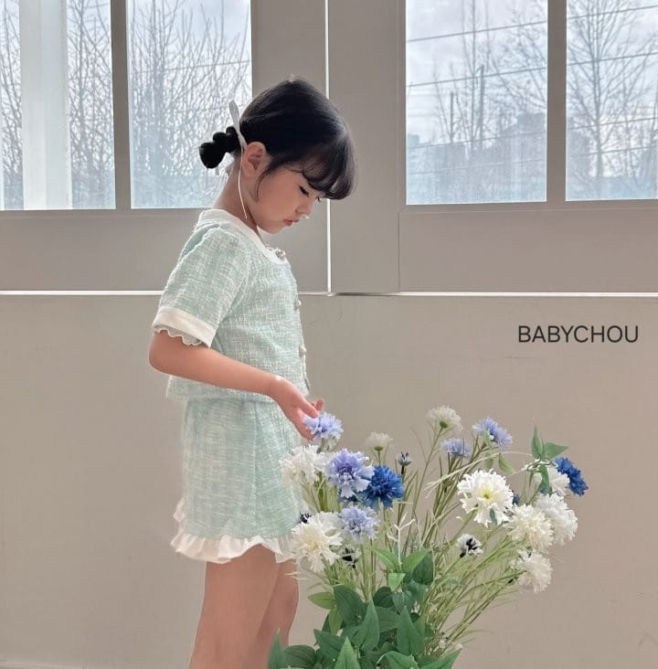 Babychou - Korean Children Fashion - #kidsshorts - Andy Top Bottom Set - 8