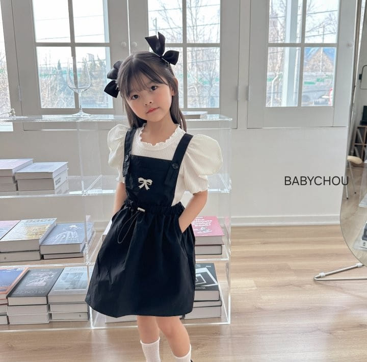 Babychou - Korean Children Fashion - #fashionkids - Wave Mouse Tee - 4