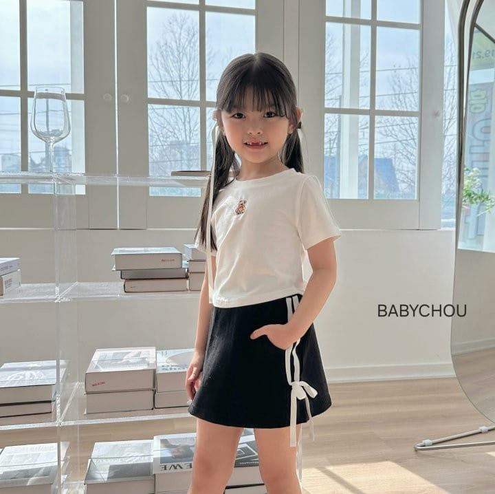 Babychou - Korean Children Fashion - #kidzfashiontrend - Roy Bear Tee - 5