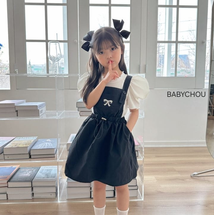 Babychou - Korean Children Fashion - #littlefashionista - Wave Mouse Tee - 8