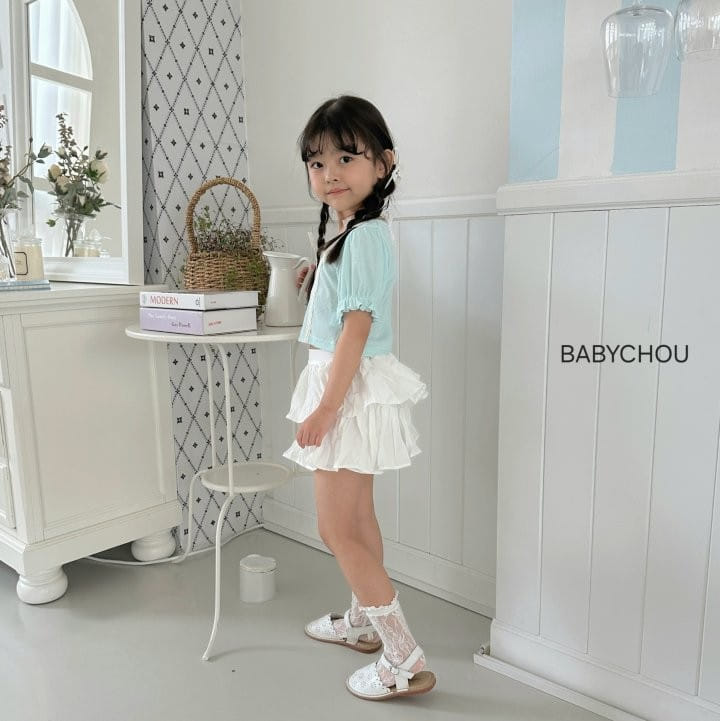 Babychou - Korean Children Fashion - #minifashionista - V Lace Tee - 5