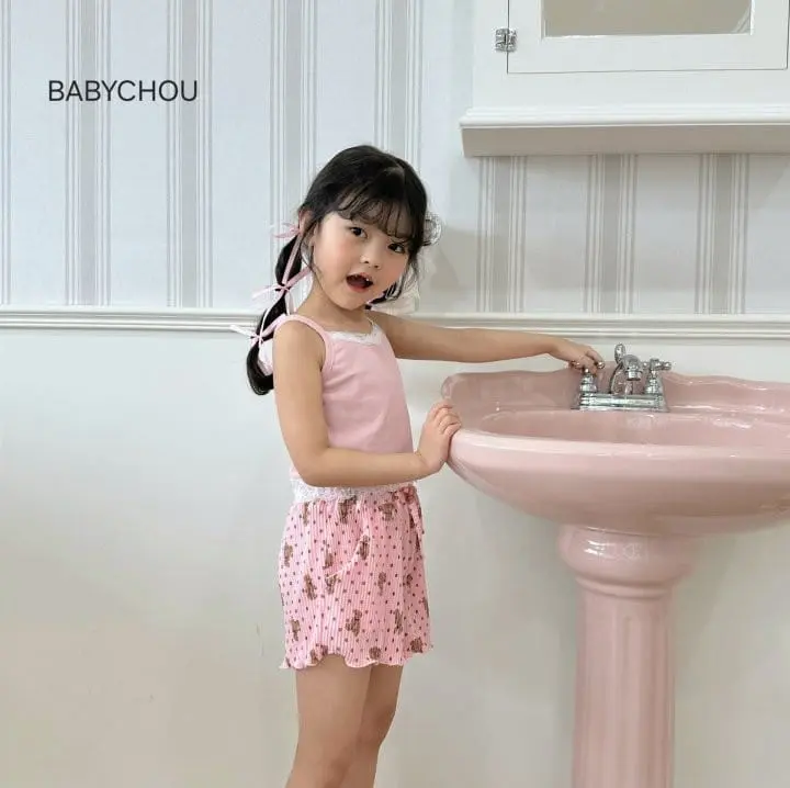 Babychou - Korean Children Fashion - #minifashionista - Rowen Sleeveless Tee - 7