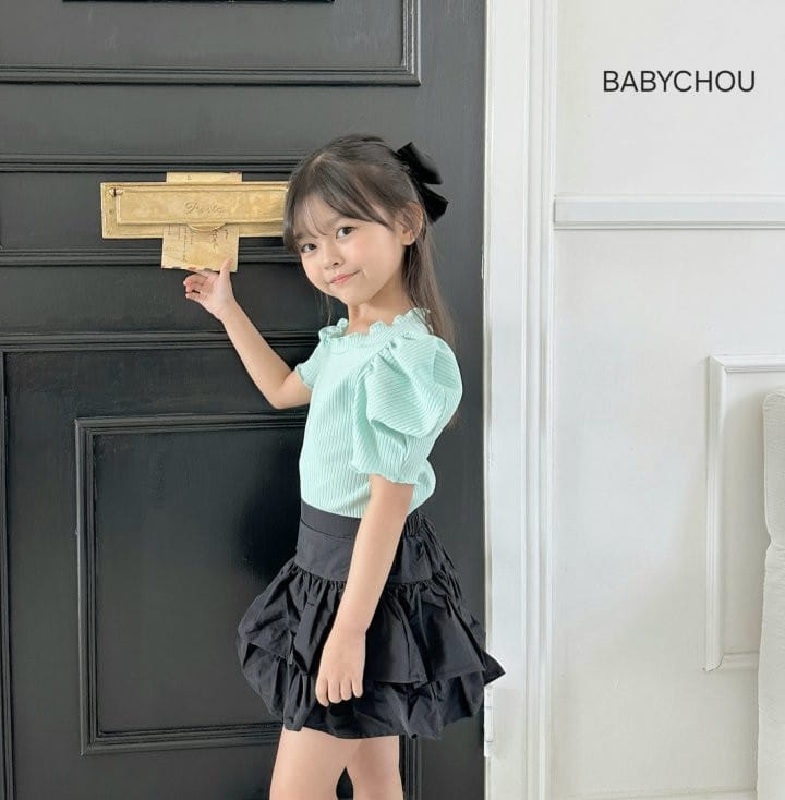 Babychou - Korean Children Fashion - #prettylittlegirls - Wave Mouse Tee - 11