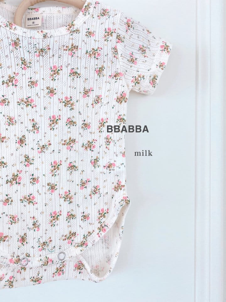 Bbabba - Korean Baby Fashion - #babyboutiqueclothing - Flower Body Suit - 10