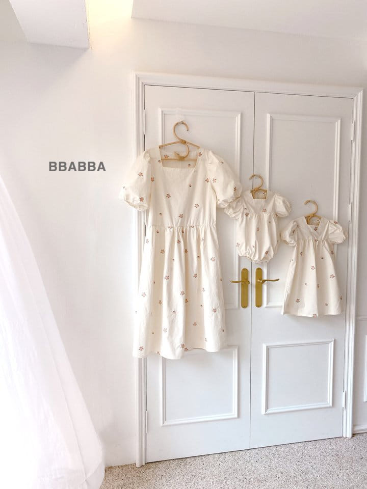 Bbabba - Korean Baby Fashion - #babyclothing - Lyella Embroidery Body Suit - 2