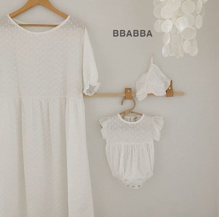 Bbabba - Korean Baby Fashion - #babyclothing - Angel Body Suit Bonnet Suit  - 2