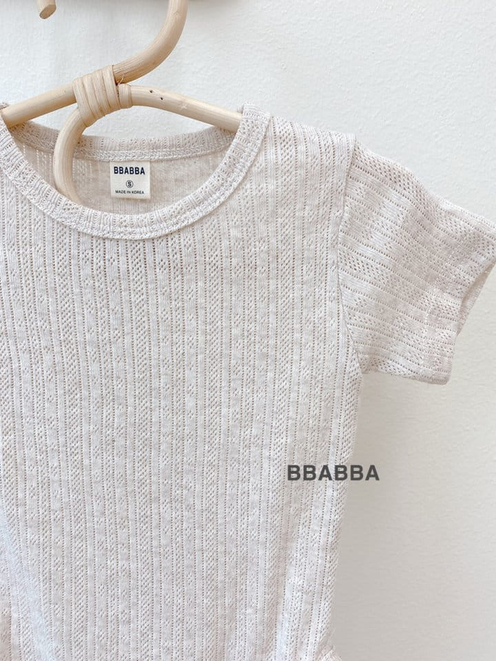 Bbabba - Korean Baby Fashion - #babyclothing - Eyelet Body Suit - 4
