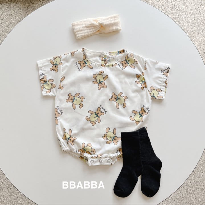 Bbabba - Korean Baby Fashion - #babylifestyle - Cookies Body Suit - 8