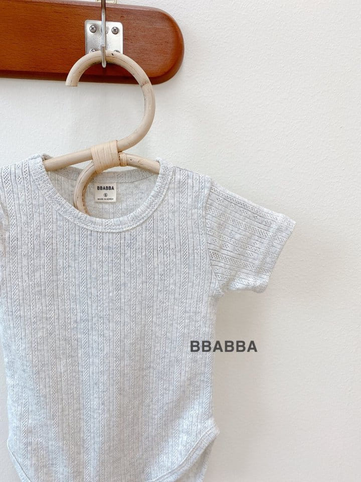 Bbabba - Korean Baby Fashion - #babylifestyle - Eyelet Body Suit - 7