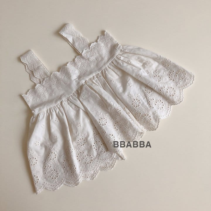 Bbabba - Korean Baby Fashion - #babyootd - Mamang Lace One-Piece - 9