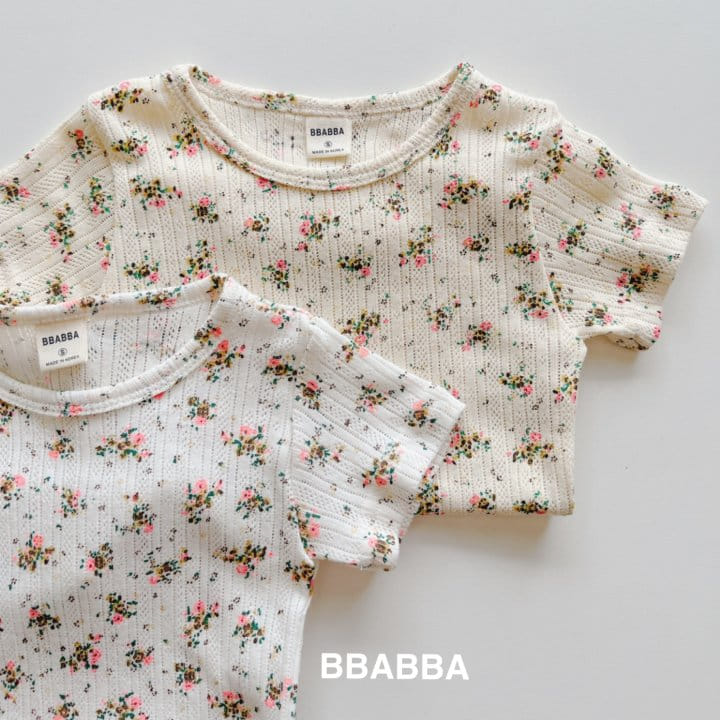 Bbabba - Korean Baby Fashion - #babyootd - Flower Body Suit - 2