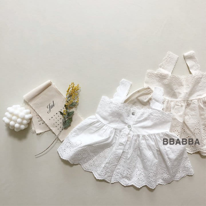 Bbabba - Korean Baby Fashion - #babyoutfit - Mamang Lace One-Piece - 11