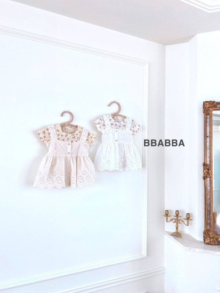 Bbabba - Korean Baby Fashion - #babyoutfit - Flower Body Suit - 4