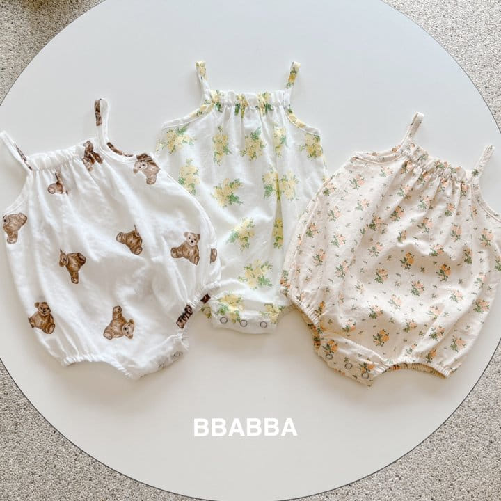 Bbabba - Korean Baby Fashion - #babyoutfit - Molly String Baby Body Suit - 2