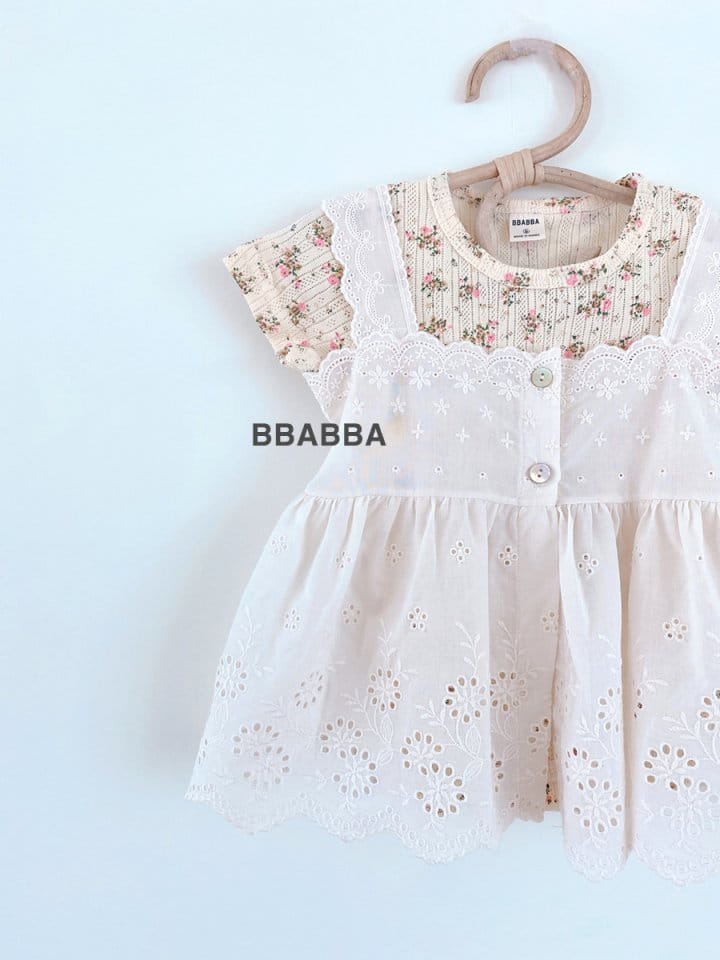 Bbabba - Korean Baby Fashion - #onlinebabyboutique - Flower Body Suit - 6