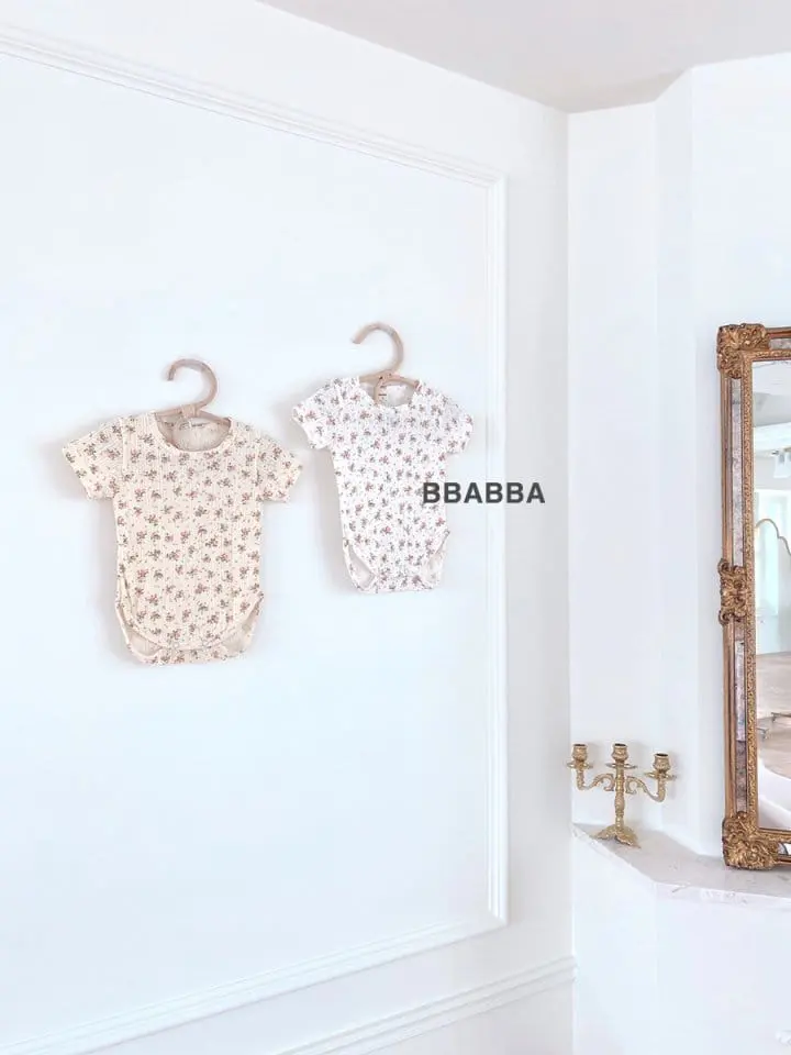 Bbabba - Korean Baby Fashion - #smilingbaby - Flower Body Suit - 8