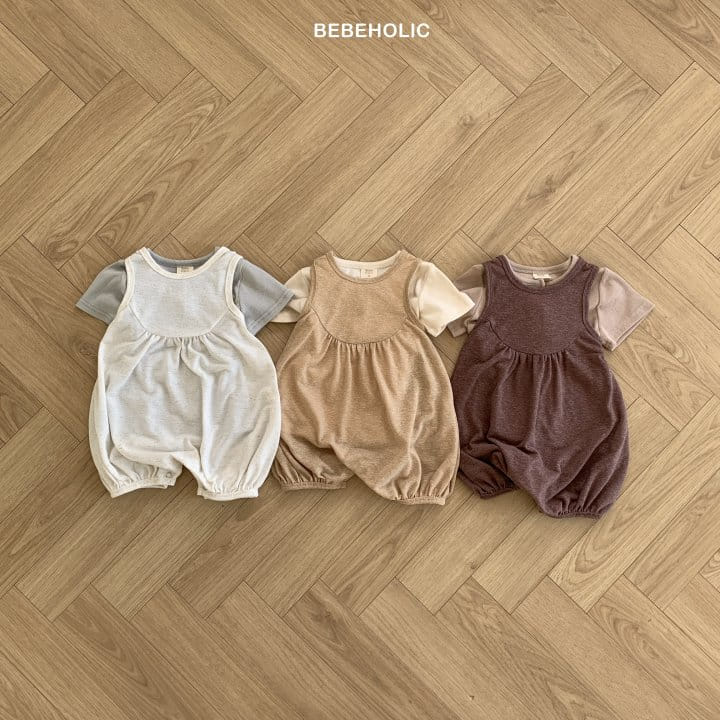 Bebe Holic - Korean Baby Fashion - #babyboutique - Linen Shirring Body Suit - 3