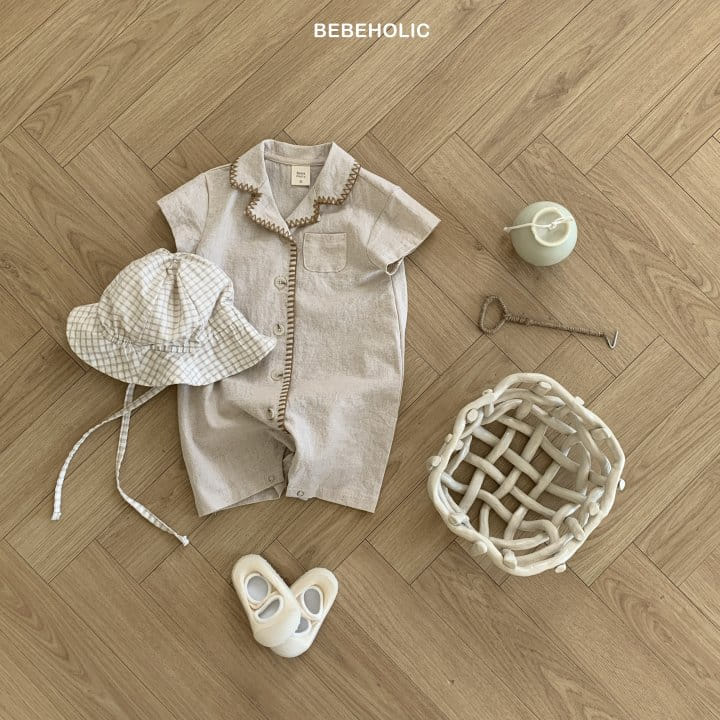 Bebe Holic - Korean Baby Fashion - #babyboutique - Mellow Collar Body Suit - 6