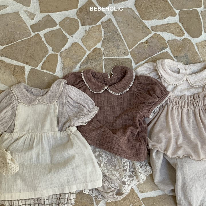 Bebe Holic - Korean Baby Fashion - #babyboutique - Collar Cloud Tee - 2