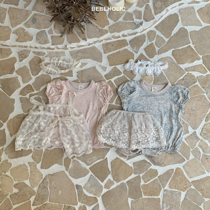Bebe Holic - Korean Baby Fashion - #babyboutique - Flower Body Suit