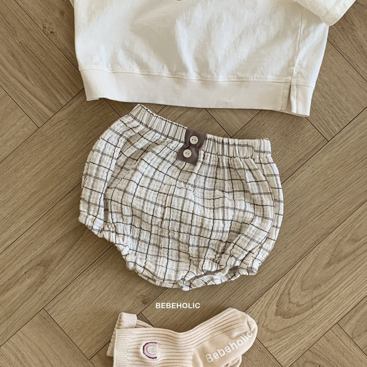 Bebe Holic - Korean Baby Fashion - #babyboutiqueclothing - Double Check Bloomers - 9