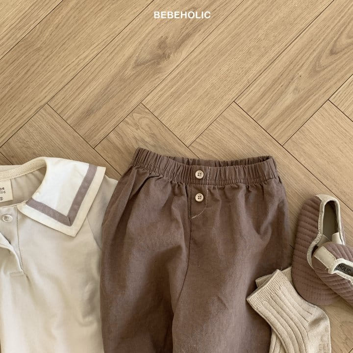Bebe Holic - Korean Baby Fashion - #babyboutiqueclothing - Natural Pants - 6