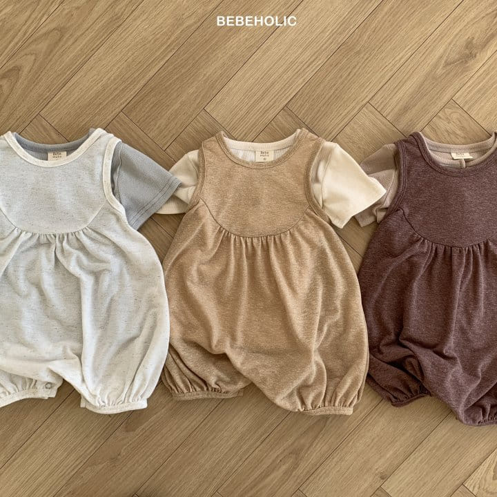 Bebe Holic - Korean Baby Fashion - #babyboutique - Linen Shirring Body Suit - 4