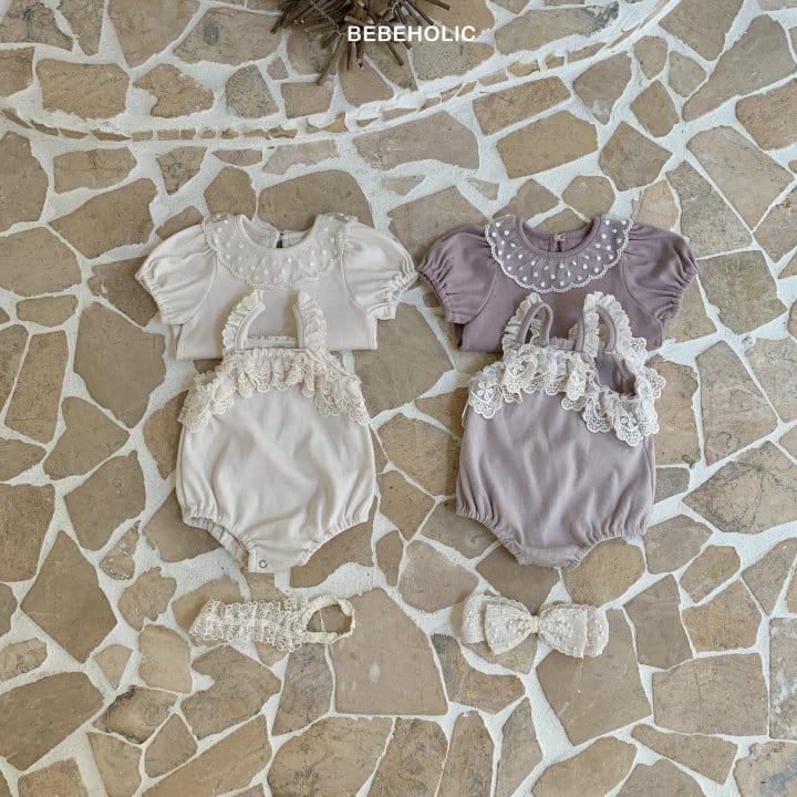 Bebe Holic - Korean Baby Fashion - #babyboutiqueclothing - Mesh Dot Tee - 3