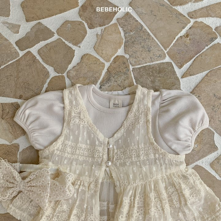 Bebe Holic - Korean Baby Fashion - #babyboutiqueclothing - Mango Chiffon Vest - 10