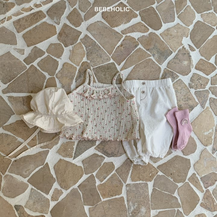 Bebe Holic - Korean Baby Fashion - #babyboutiqueclothing - Sakura Shirring Sleeveless Tee - 7