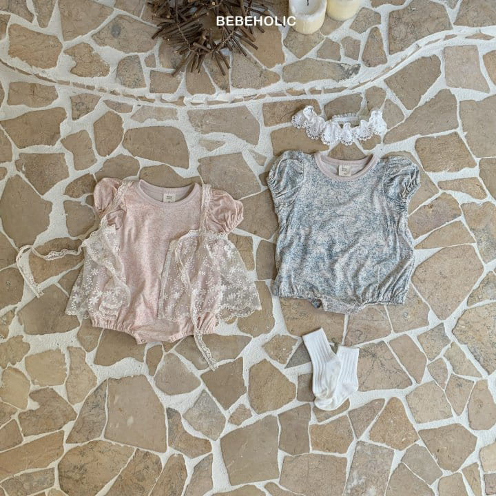 Bebe Holic - Korean Baby Fashion - #babyboutiqueclothing - Flower Body Suit - 2